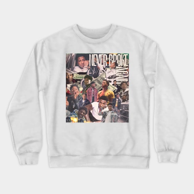 Nba Young Boy Crewneck Sweatshirt by NBAYoungBoyDesign